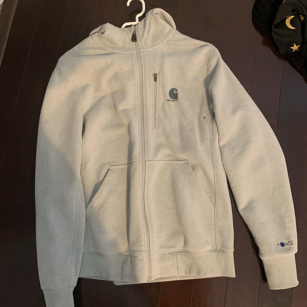 Womens Carhartt zip up sweatshirt with hood